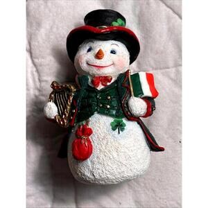 The Irish Snowman 96973 Galleria Lucchese 1997 Snowmen Around The World Figurine